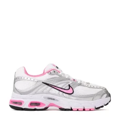 Womens Nike Air Max Moto 2K Athletic Shoe - White / Metallic Silver / Black / Pink Spell