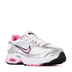Womens Nike Air Max Moto 2K Athletic Shoe - White / Metallic Silver / Black / Pink Spell
