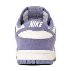 Womens Nike Dunk Low Athletic Shoe - Sail / Metallic Silver / World Indigo