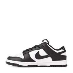 Womens Nike Dunk Low Athletic Shoe - White / White / Black