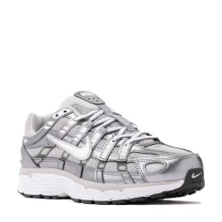 Womens Nike P-6000 Athletic Shoe - Grey Fog / White / Metallic Cool Grey / Cool Grey