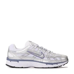 Womens Nike P-6000 Athletic Shoe - Metallic Silver / White / Black / World Indigo