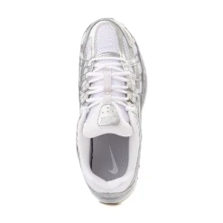 Womens Nike P-6000 Athletic Shoe - Metallic White / Metallic Silver / Blue Tint / Sail