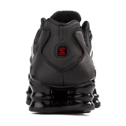 Womens Nike Shox TL Athletic Shoe - Black / Metallic Hematite / Max Orange / Black