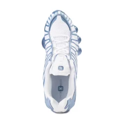 Womens Nike Shox TL Athletic Shoe - White / Work Blue