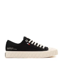 Womens Palladium Palla Ace Sneaker - Black / White Cap Gray
