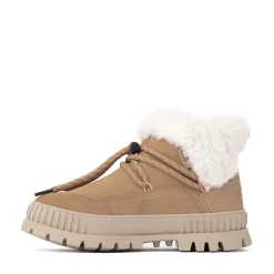 Womens Palladium Pallashock Lo Hiver Sneaker - Irish Brown