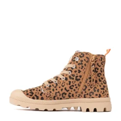 Womens Palladium Pampa Hi Zip WL Leo Boot - Dear Brown / Black