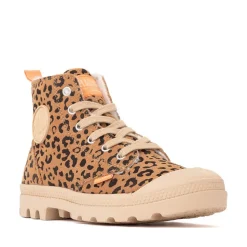 Womens Palladium Pampa Hi Zip WL Leo Boot - Dear Brown / Black