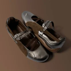 Womens PUMA Speedcat Ballet Lux Sneaker - Pewter / Brown