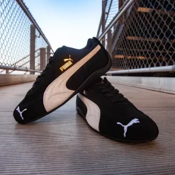 Womens PUMA Speedcat OG Athletic Shoe - Black / White