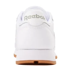 Womens Reebok Classic Leather Athletic Shoe - White / Gum