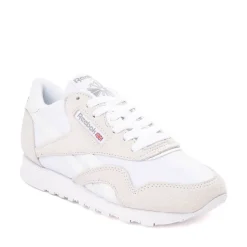 Womens Reebok Classic Nylon Athletic Shoe - Chalk / White