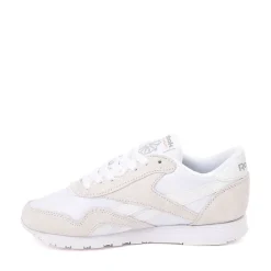 Womens Reebok Classic Nylon Athletic Shoe - Chalk / White