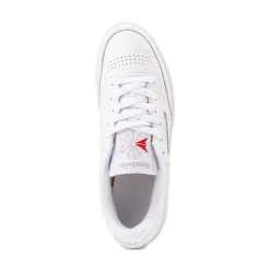 Womens Reebok Club C 85 Athletic Shoe - White / Light Grey