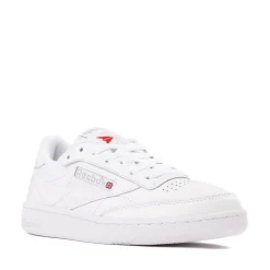 Womens Reebok Club C 85 Athletic Shoe - White / Light Grey