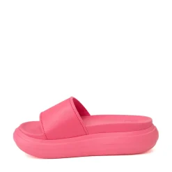 Womens Reef Cushion Bondi Bay Slide Sandal - Hot Pink