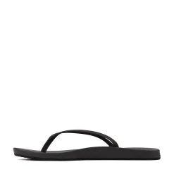 Womens Reef Cushion Slim Sandal - Black