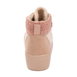 Womens Rocket Dog Flair Patchwork Platform Casual Shoe - Natural