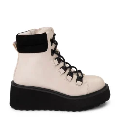 Womens Rocket Dog Handle Platform Hiker Boot - Bone