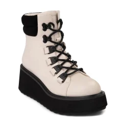 Womens Rocket Dog Handle Platform Hiker Boot - Bone