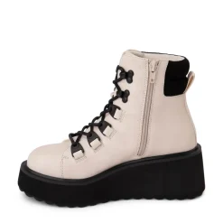 Womens Rocket Dog Handle Platform Hiker Boot - Bone