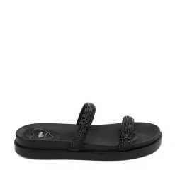 Womens Rocket Dog Sparkle Slide Sandal - Black