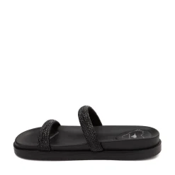 Womens Rocket Dog Sparkle Slide Sandal - Black