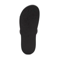 Womens Rocket Dog Sparkle Slide Sandal - Black