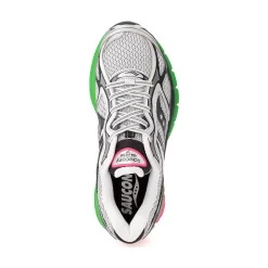 Womens Saucony ProGrid Guide 7 Athletic Shoe - Grey / Green / Pink
