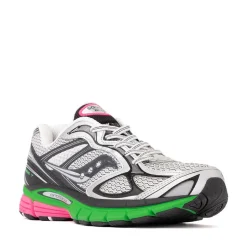 Womens Saucony ProGrid Guide 7 Athletic Shoe - Grey / Green / Pink