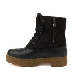 Womens Sperry Saltwater 2.0 Textile Duck Boot - Black
