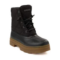 Womens Sperry Saltwater 2.0 Textile Duck Boot - Black