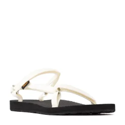 Womens Teva Original Universal Slim Sandal - White / Black