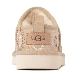 Womens UGG® Classic Micro Sun Stitch Boot - Mustard Seed