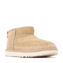 Womens UGG® Classic Ultra Mini Biarritz Boot - Mustard Seed