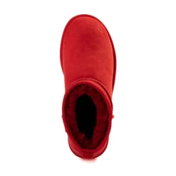 Womens UGG® Classic Ultra Mini Boot - Ribbon Red