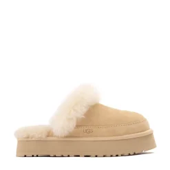 Womens UGG® Disquette Chalet Platform Clog - Sandcastle