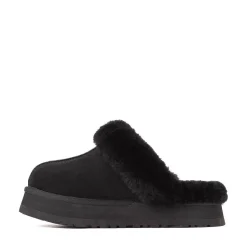 Womens UGG® Disquette Platform Clog - Black