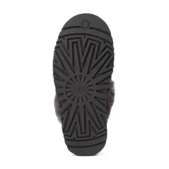 Womens UGG® Disquette Platform Clog - Charcoal