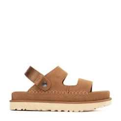 Womens UGG® Goldenstar Glide Sandal - Chestnut