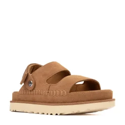 Womens UGG® Goldenstar Glide Sandal - Chestnut
