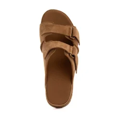 Womens UGG® Goldenstar Hi Slide Sandal - Chestnut