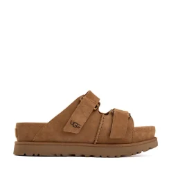 Womens UGG® Goldenstar Hi Slide Sandal - Chestnut