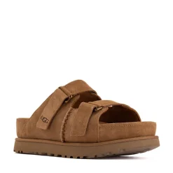 Womens UGG® Goldenstar Hi Slide Sandal - Chestnut