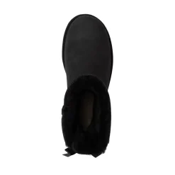 Womens UGG® Mini Bailey Bow II Boot - Black