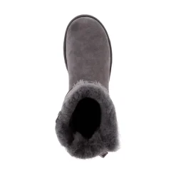 Womens UGG® Mini Bailey Bow II Boot - Obsidian