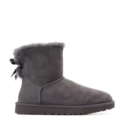 Womens UGG® Mini Bailey Bow II Boot - Obsidian
