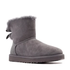 Womens UGG® Mini Bailey Bow II Boot - Obsidian