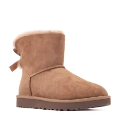 Womens UGG® Mini Bailey Bow II Boot - Rocky Oak